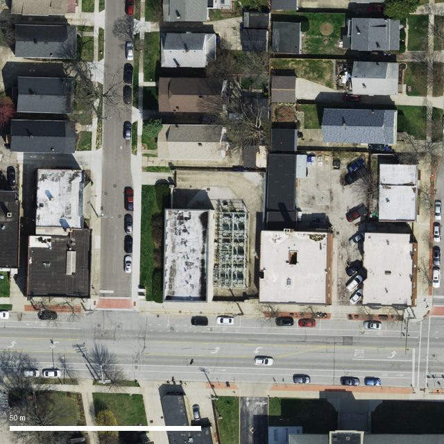 Aerial view of the Lauderdale substation